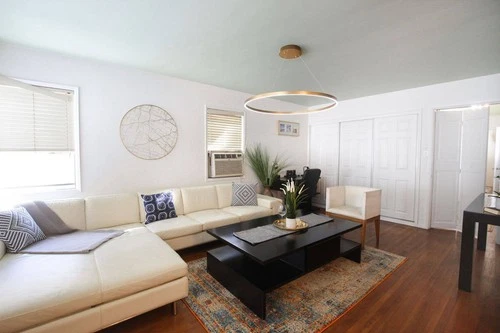 ET2 Groove 31 1/4" Wide Gold LED Ring Pendant Light - Picture 5 of 7