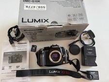 Panasonic LUMIX DMC-G10 12.1MP Micro Four Thirds Camera Body only + Box