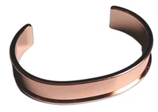 Womens Gold Wide Cuff Bracelet Polished Casual Preppy Adult Classic Boho Gothic 