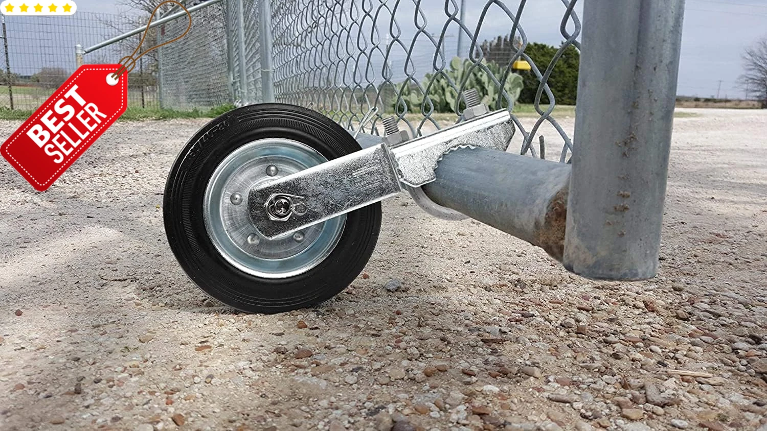 Gate Wheel for Metal Swing Gate 1-5/8 to 2 Inch Frame Support Chain Link US