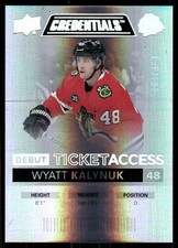 2021-22 Upper Deck Credentials #93 Wyatt Kalynuk RC /999 - HKY