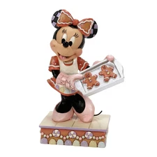 Jim Shore Disney MINNIE WITH GINGERBREAD COOKIES-BAKING BLISS 6016881 NEW 2025
