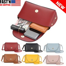 Leather Small Crossbody Cell Phone Purse Shoulder Wallet Handbag for Women Girl