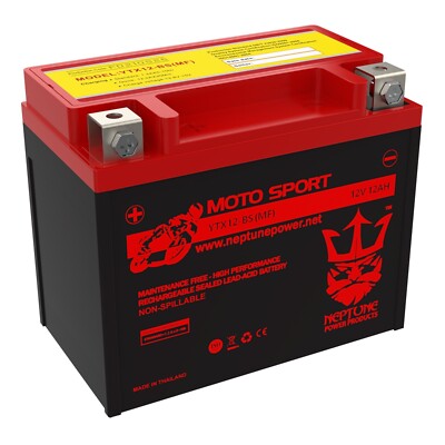 Neptune Replacement for Maintenance Free Battery Powersport Motorcycle ATV
