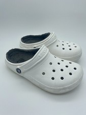 Crocs Adult Classic Lined Clog White Size 5M/7W