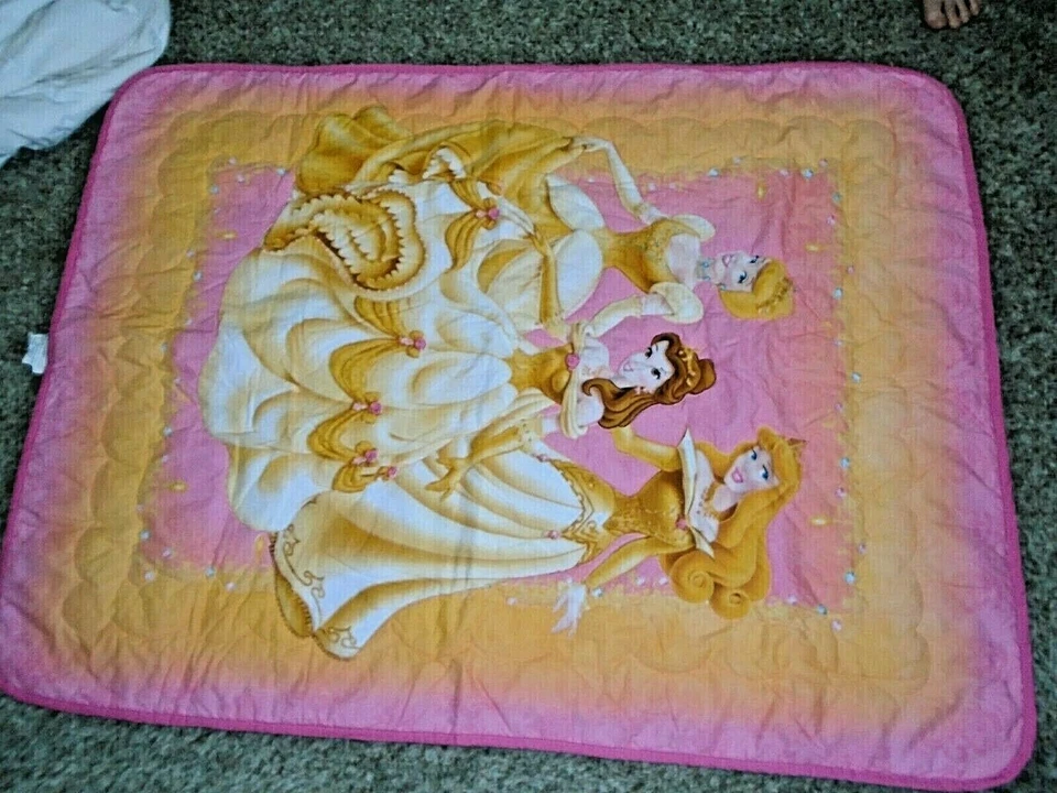 7N LN Disney Princesses PRINCESS Toddler bed Comforter Blanket {Cotton Blend} - Image 2 of 4