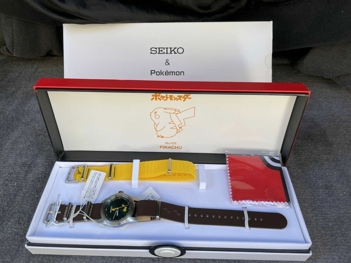 SEIKO SCXP177 Pokémon Special Limited Edition Pikachu Model SEIKO SCXP177 Pokémon Special Limited Edition Pikachu Model