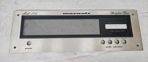 MARANTZ Model 104 Stereophonic Tuner Front FACE PLATE PANEL