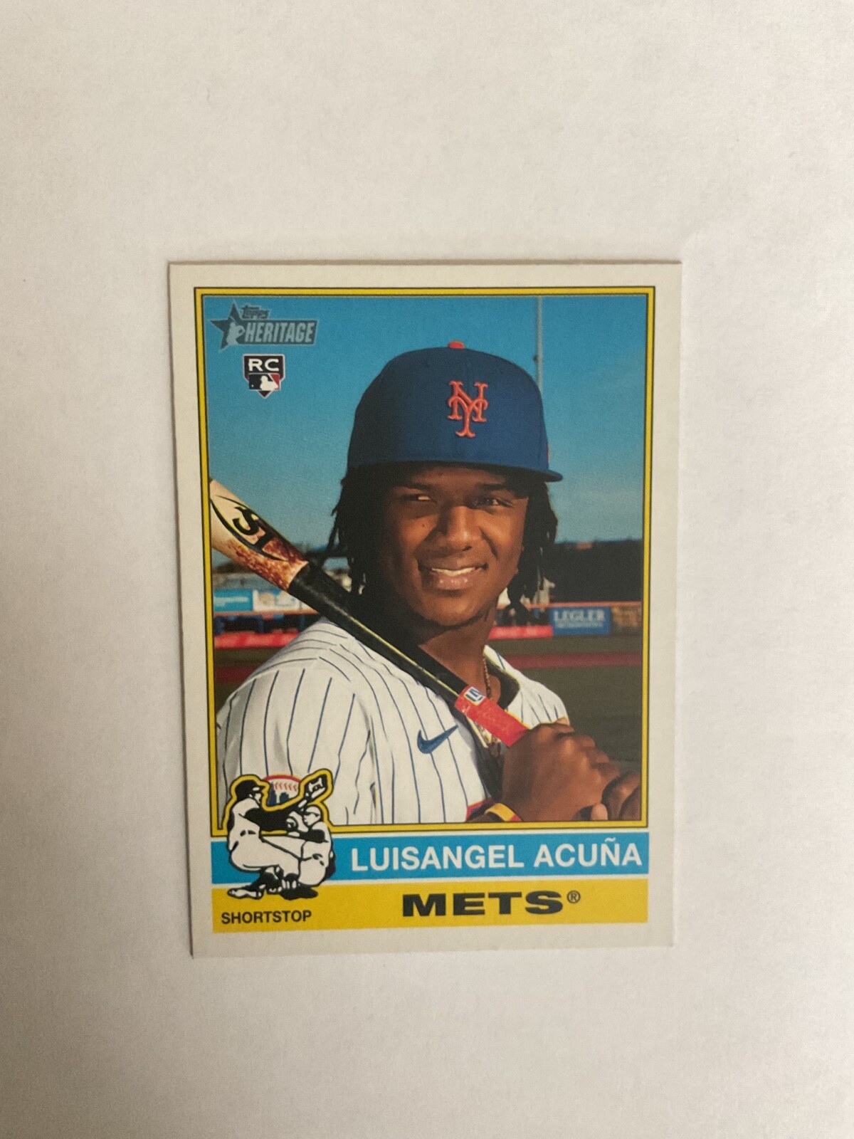 Luisangel Acuna (RC) #274 2025 Topps Heritage New York Mets
