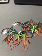 PAIR OF OKIEBUG TITANIUM WIRE SPINNERBAITS NEW MADE IN USA