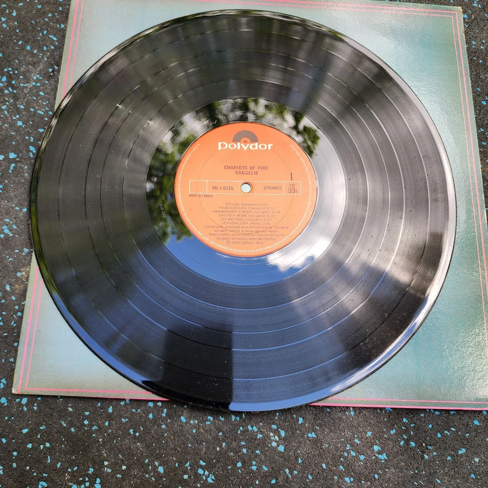 Chariots Of Fire Soundtrack by Vangelis 1981 Polygram Rec. PD-1-6335 Vinyl LP - Image 4 of 4