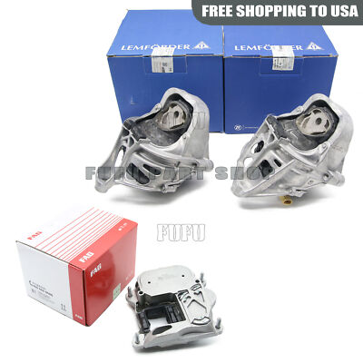 3X Engine & Automatic Transmission Mounts For Audi  A7 A8 Q7  Touareg (CR7) 3.0L
