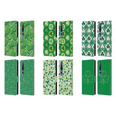 HEAD CASE DESIGNS SHAMROCK PATTERNS LEATHER BOOK WALLET CASE FOR XIAOMI PHONES