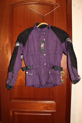 Vintage Rukka  RVP Air Motorcycle jacket Violet/black (with lining) - size 36