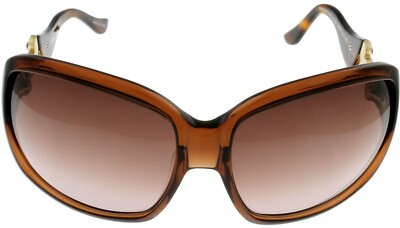 Moschino Brown Gradient Square Sunglasses with Gold Logo MOSCHINO Sunglasses MOS084/S 09Q/HA Gold Brown Gradient Lens  main image 4