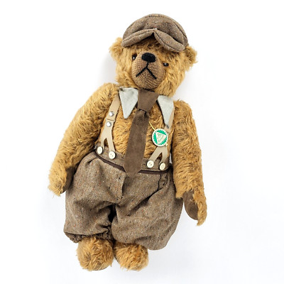 Vtg  1998 - Hermann - Professor Higgins - Mohair Growler Teddy Bear - LE 040/500