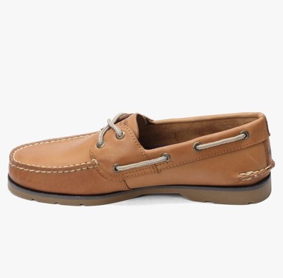 Sperry Top-Sider Leeward 2 Eye Boat Shoe Sahara Tan (Runs  display picture 1