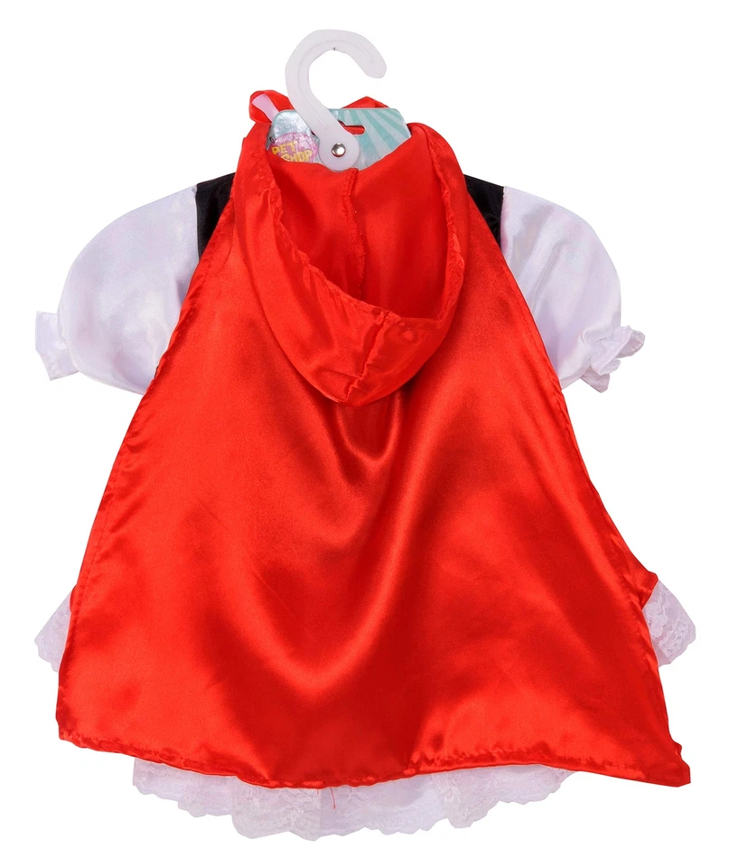 Vestido Disfraz Caperucita Roja Perro con Capa para Mascotas Medianas Foto 4 de 4