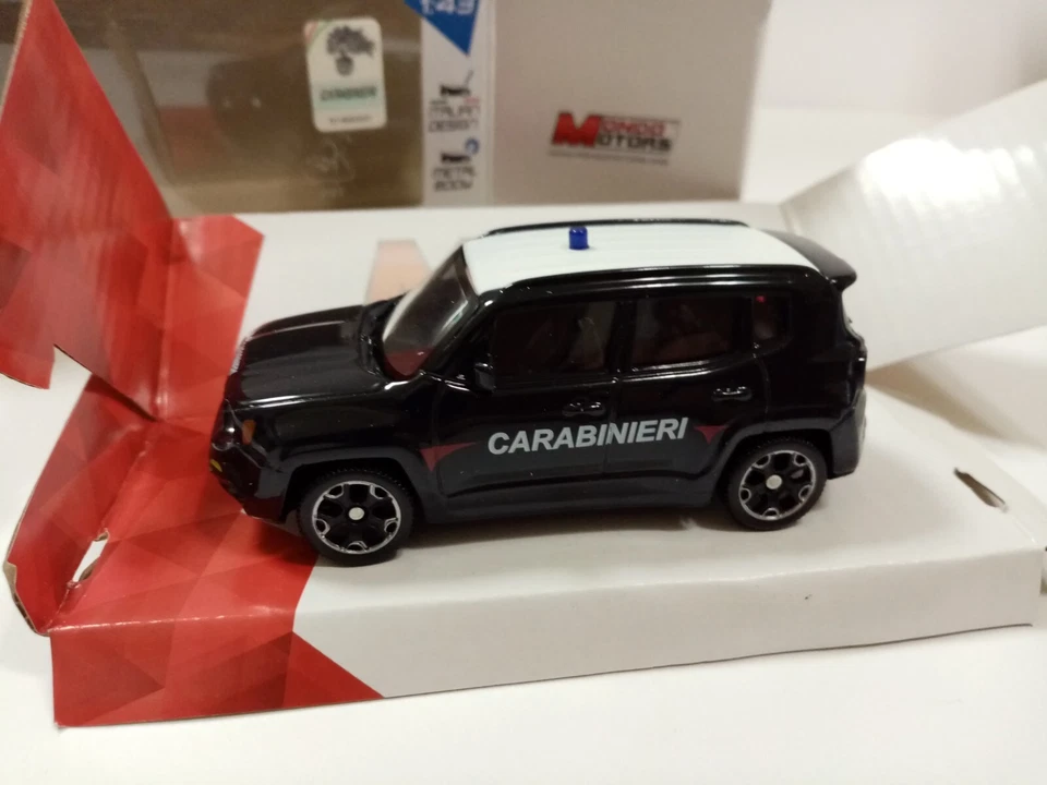 AUTO CARABINIERI JEEP RENEGADE SCALA 1:43  DIE-CAST METAL UFFICIALE - Immagine 2 di 4