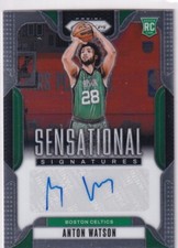 Panini 2024-25 Prizm NBA Basketball No. SS-AWC Anton Watson Rookie Auto