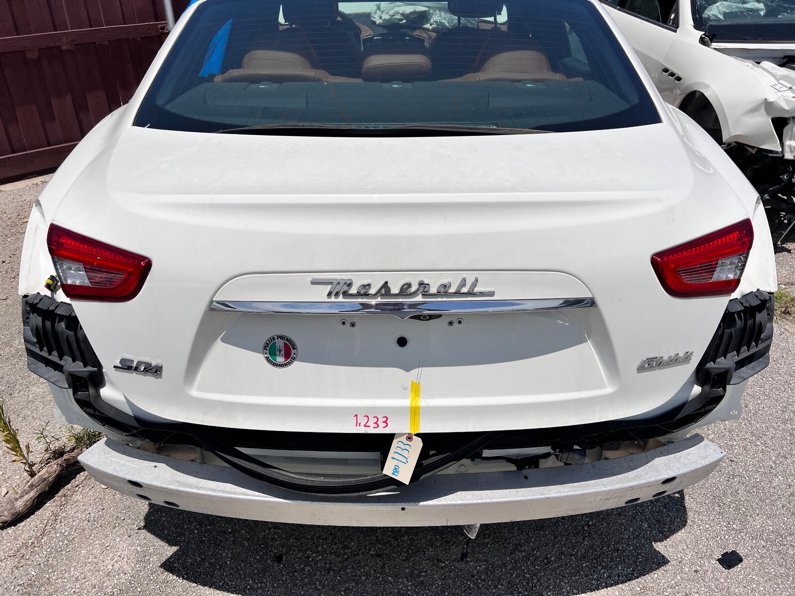 2014-2019 MASERATI GHIBLI S Q4 TAILGATE TRUNK DECK LID COMPLETE ASSEMBLY OEM
