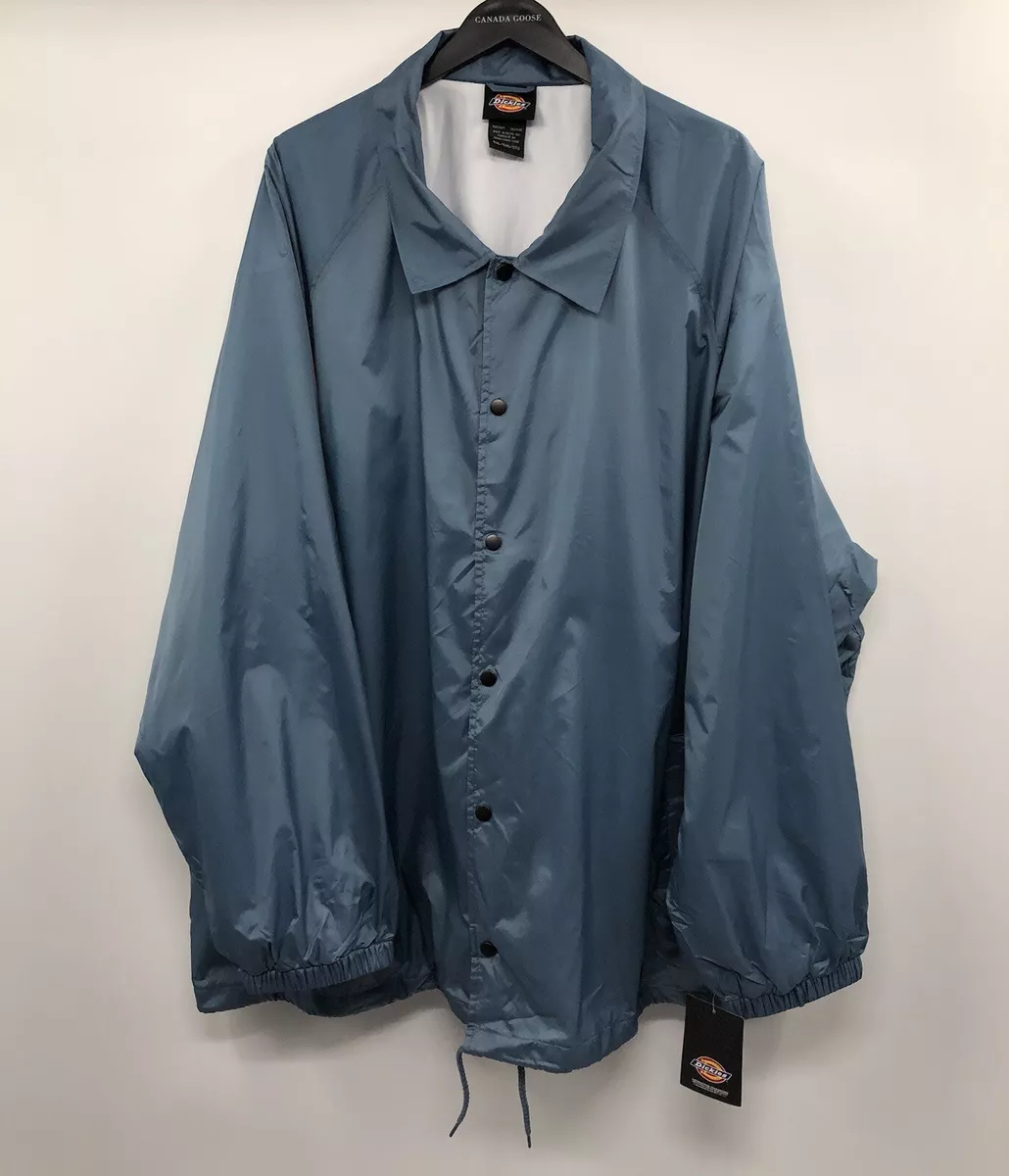 Dickies Light Blue Nylon Coach Jacket 5XL eBay