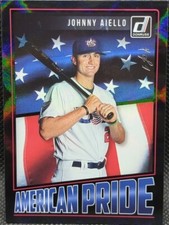 JOHNNY AIELLO 2018 Panini Donruss USA American Pride RC SP #1/1 Blue Jays One of