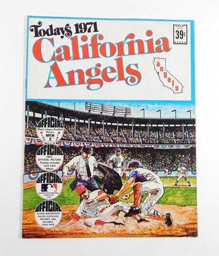 Today's 1971 California Angels Dell Vintage Picture Album - Picture 1 of 3