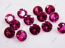 Natural Pink Sapphire 9 MM 5 Pcs Loose Gemstone Certified Round Cut Ceylon Lot