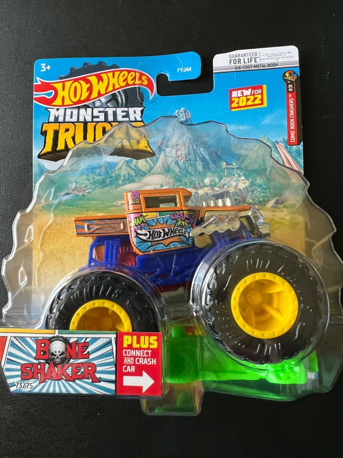  Hot Wheels Monster Trucks - MEGA WREX - Comic Book Crashers -  67/75-2022 : Toys & Games