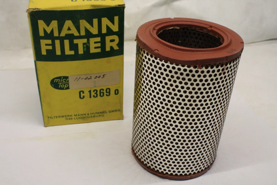 Filtro de aire MANN C1369 para PORSCHE 912 principios 1965-1967 cada ref. 61610893100 Foto 2 de 3