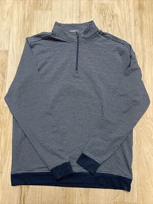 Tasc Performance Men s Cloud French Terry Quarter Zip Classic Navy/Alloy SZ L