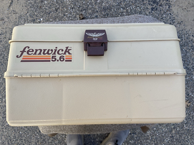fenwick 5.6 tackle box SUPER CLEAN FENWICK 5.6 TACKLE BOX W/SIX TRAYS