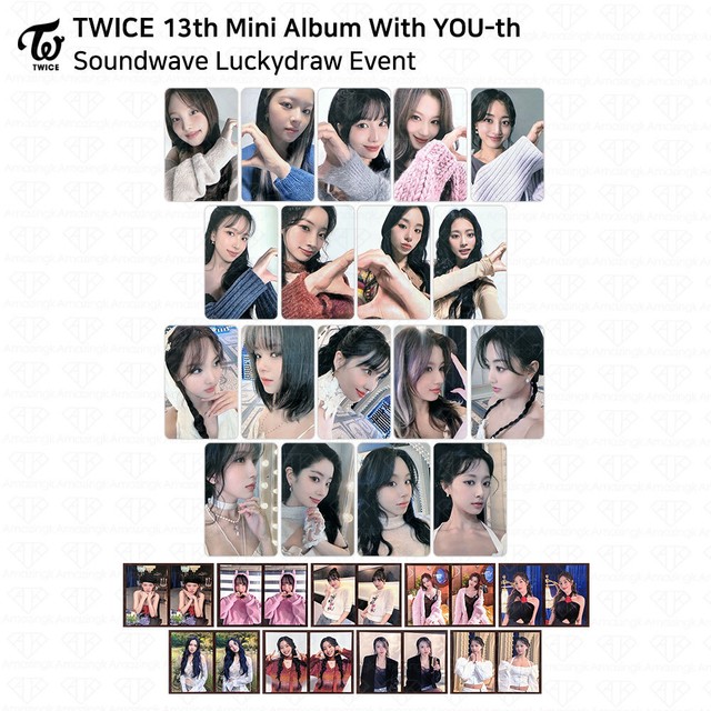 TWICE 13th Mini Album With YOU-th Soundwave Luckydraw Photocard Benefit Photo
