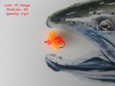 Steelhead / Trout / Salmon Egg Fly - #8 Hook ...