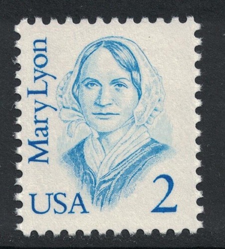 Scott 2169- 2c Mary Lyon, Great Americans- MNH 1987- unused mint stamp ...