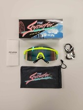 Gafas de sol Pit Viper The Sludge Skysurfer polarizadas azules/púrpura nuevas en caja raras