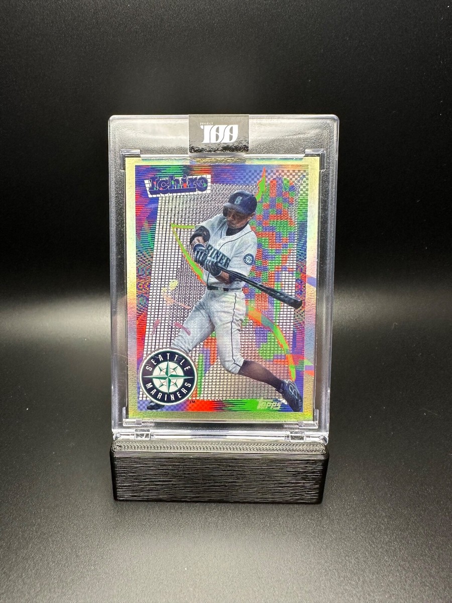 2022 Topps Project 100 #008 Ichiro Suzuki by J. Demsky /3999 2022 Topps Project 100 #008 Ichiro Suzuki by J. Demsky /3999