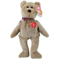 Ty Beanie Babies Signature Bear 1999 Rare Errors Brown Excellent Retired Baby BB
