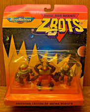Galoob Micro Machines Z-Bots ZBots Awesome Legion of Micro Robots Set of 3