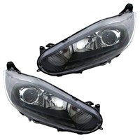 Scheinwerfer DRL LED Tagfahrlicht FüR Ford Fiesta MK7 JA8 Bj. 13-17 Schwarz