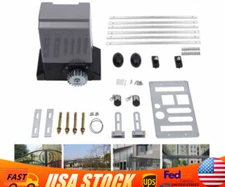 4400lbs Automatic Electric Sliding Gate Opener Motor Operator+Remotes Heavy Duty