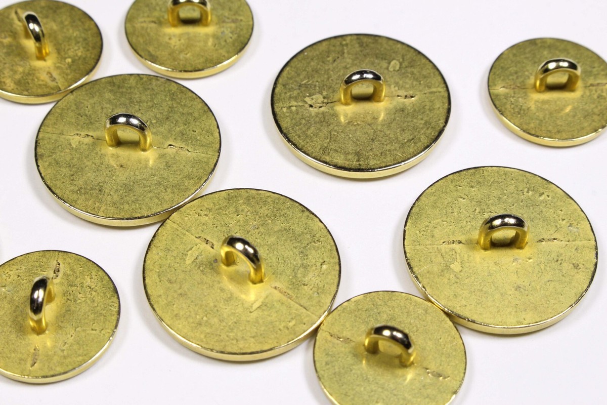 YVES SAINT LAURENT Vintage Gold Button Logo Price for 1 YVES SAINT LAURENT Vintage Gold Button Logo Price for 1