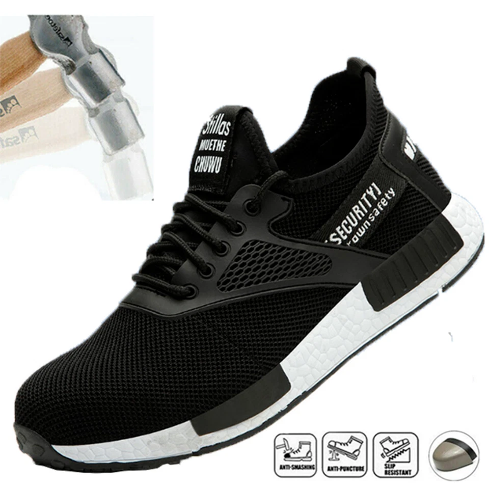 Safety Shoes Men Trainers Women Lightweight Ultra On Steel Toe Cap Work Shoes - Image 2 of 4