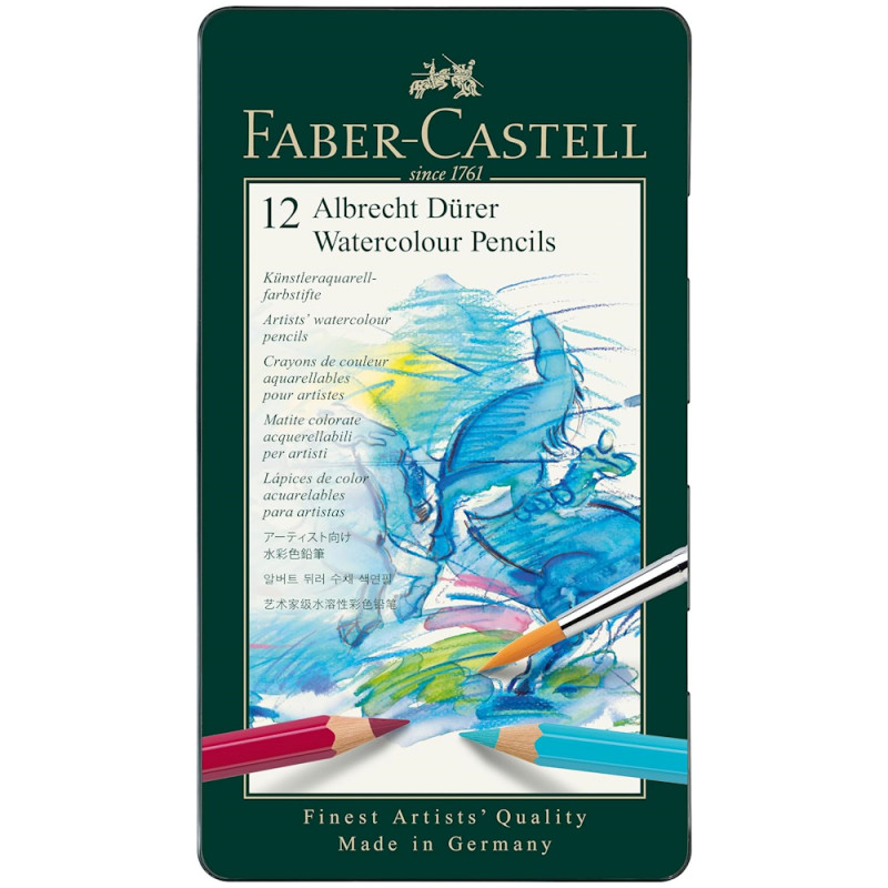 Faber-Castell Albrecht Dürer Watercolour Pencil Tin (12pc)