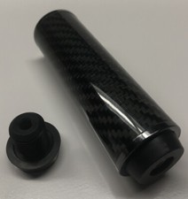 4 Inch Carbon Fiber Cue Extension Made By J J W/ Bumper To Fit Most Predator