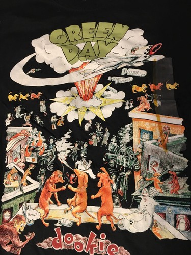 Green Day 1994 Dookie Shirt Rock band vintage t shirts Small - Picture 2 of 5