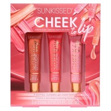 2 × Sunkissed UK Cheek To Lip Cheek & Lip Trio Gift Set 