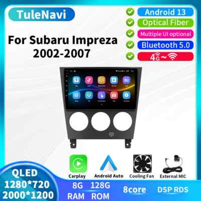 Für Subaru Impreza 2002-2007 Car CarPlay Radio Multimedia Video Stereo GPS Video