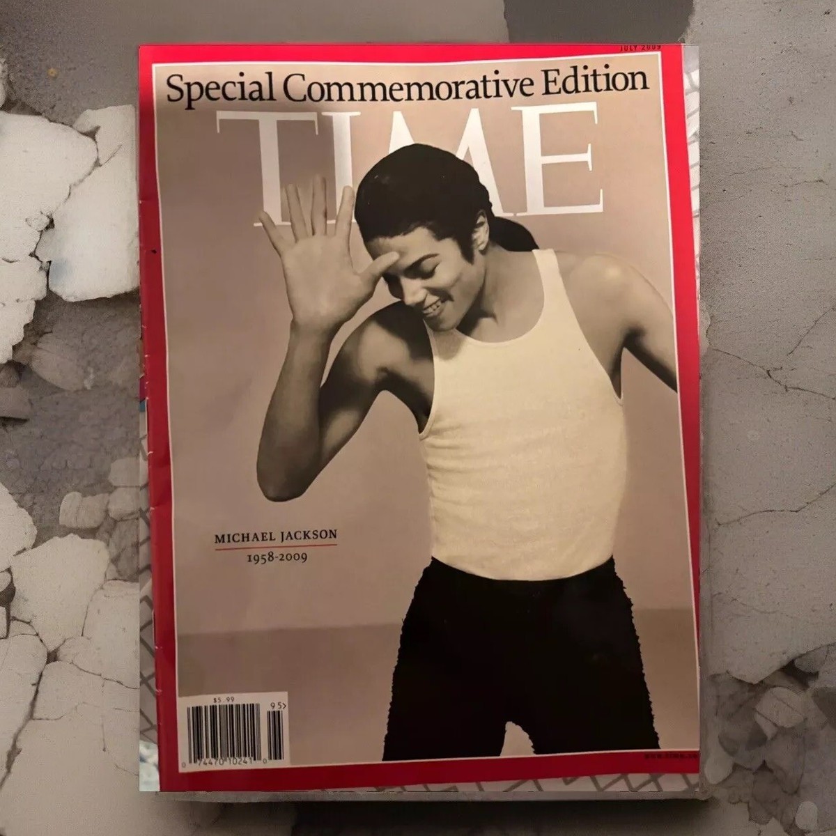 マイケルジャクソン　TIME Michael Jackson Time Special Commemorative Edition July 2009 1958